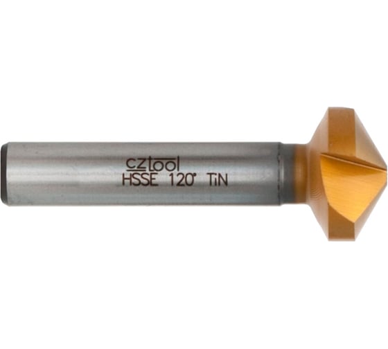 Зенковка (25х10х61 мм; Z3; 120°; HSSE-TiN) Bucovice Tools 891250