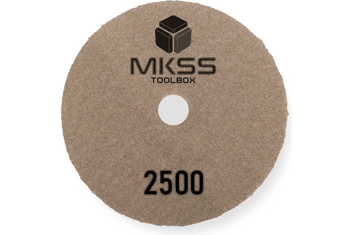 Алмазный гибкий шлифовальный круг MKSS Toolbox MK2606 АГШК Ø100 Р2500 для сухой полировки MKSS MK26062500