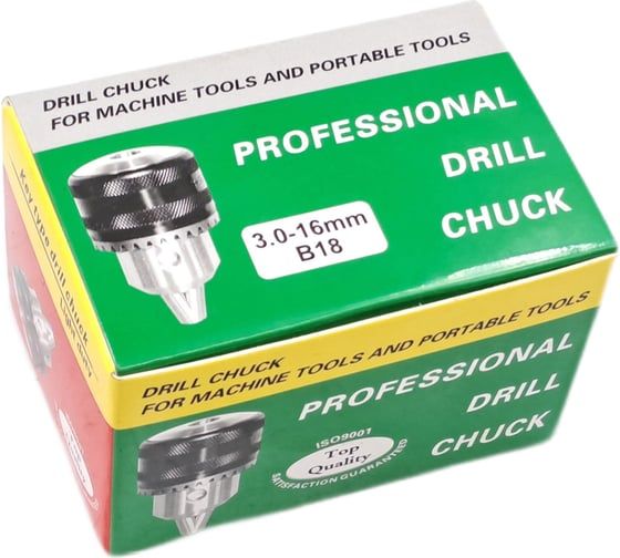 Патрон сверлильный ПС 16 3-16 мм, B18, с ключом, исп. r-11 кл.2 TORNERI 026350