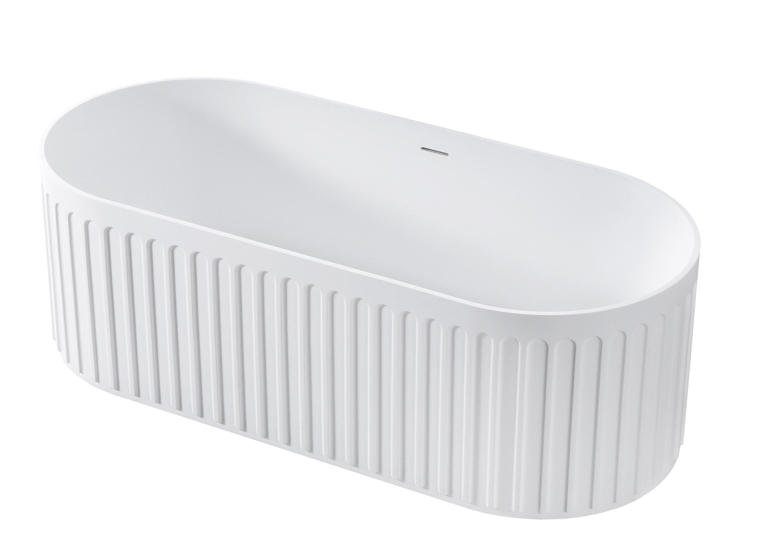 Ванна из искусственного камня Vincea Солид Серфейс (Solid Surface) VBT-4S09MW белый матовый 170x75 см