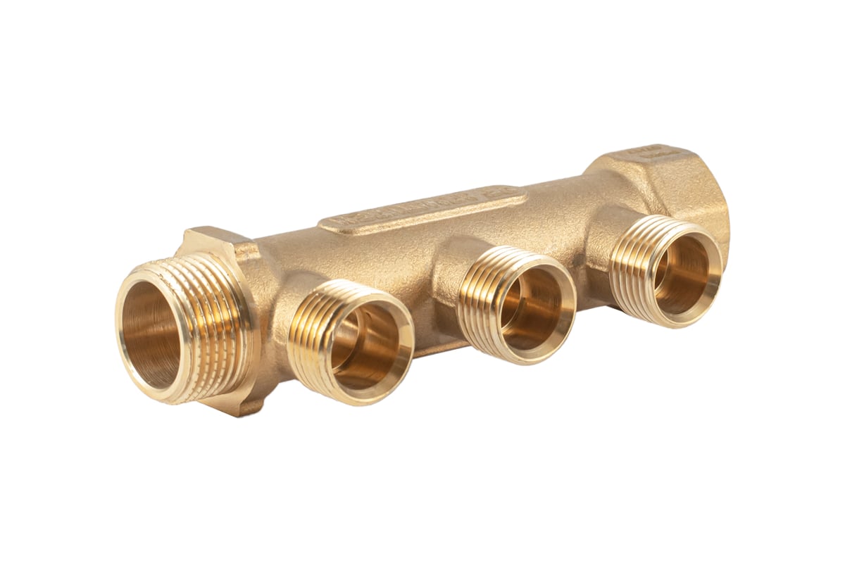 Коллектор латунный PROFACTOR в/н 3/4" х 3 вых 1/2"нар PF MF 262.3