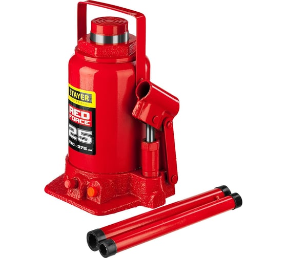 Гидравлический бутылочный домкрат Stayer Red Force 25т 43160-25_z01