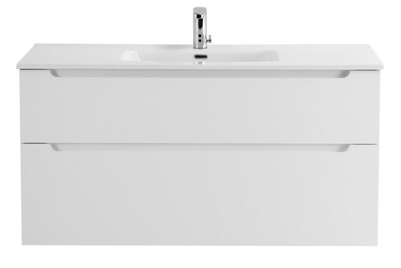 Тумба с раковиной BelBagno Etna 120x45x60 см Bianco Lucido