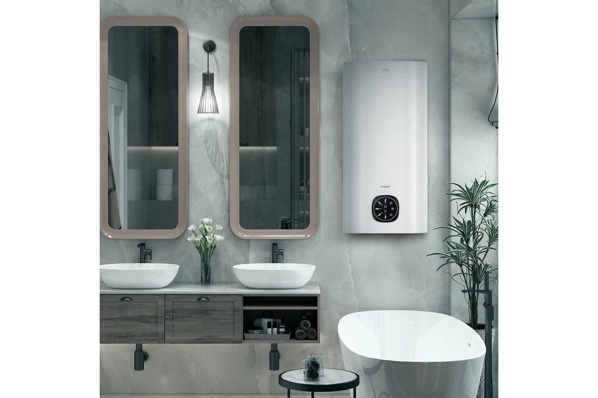 Накопительный водонагреватель Timberk c WiFi N60, 50л. T-WSE50-N60-V-WF