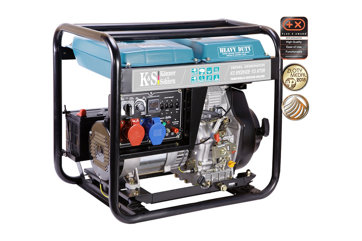 Дизельный генератор Konner&Sohnen KS 9102HDE - 1/3 ATSR