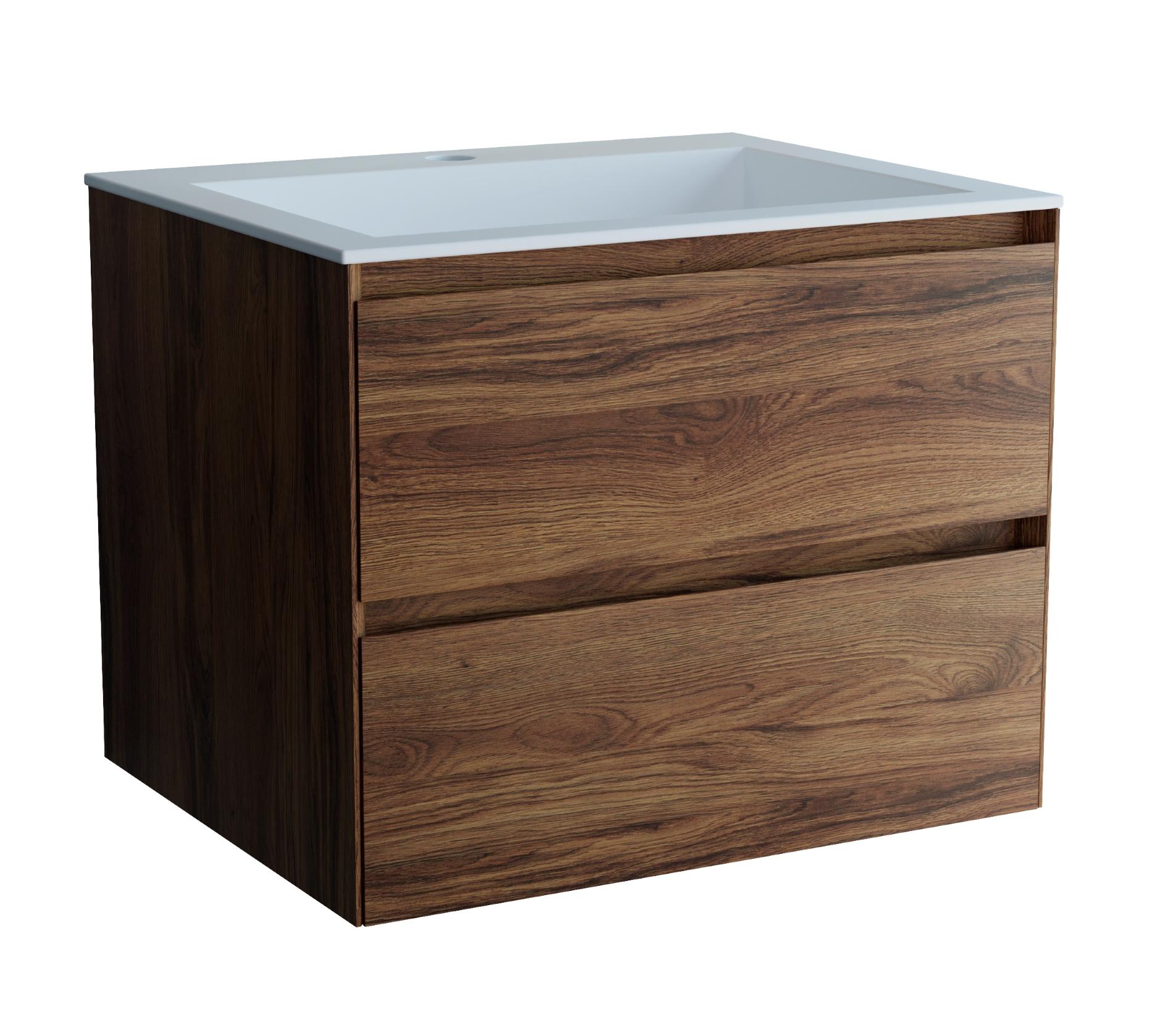 Тумба с раковиной Vincea Luka new 60 см C.Oak