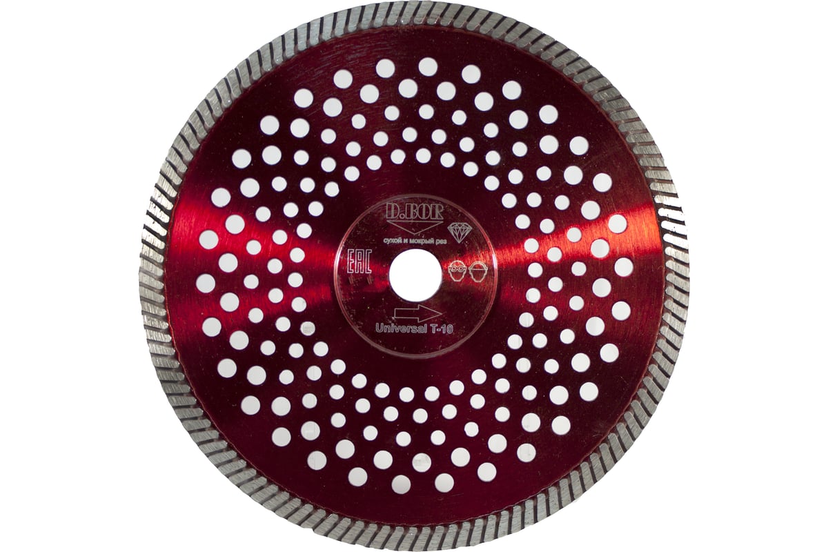Диск алмазный Universal T-10 (230x2.6x22.23 мм) D.BOR U-T-10-0230-022