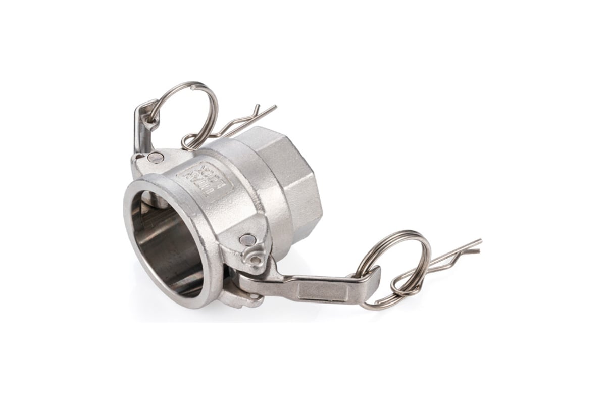 Камлок тип D TITAN LOCK серия EcoLine розетка, внутренняя резьба BSP 1 1/2, AISI304, TL150DSS-EL