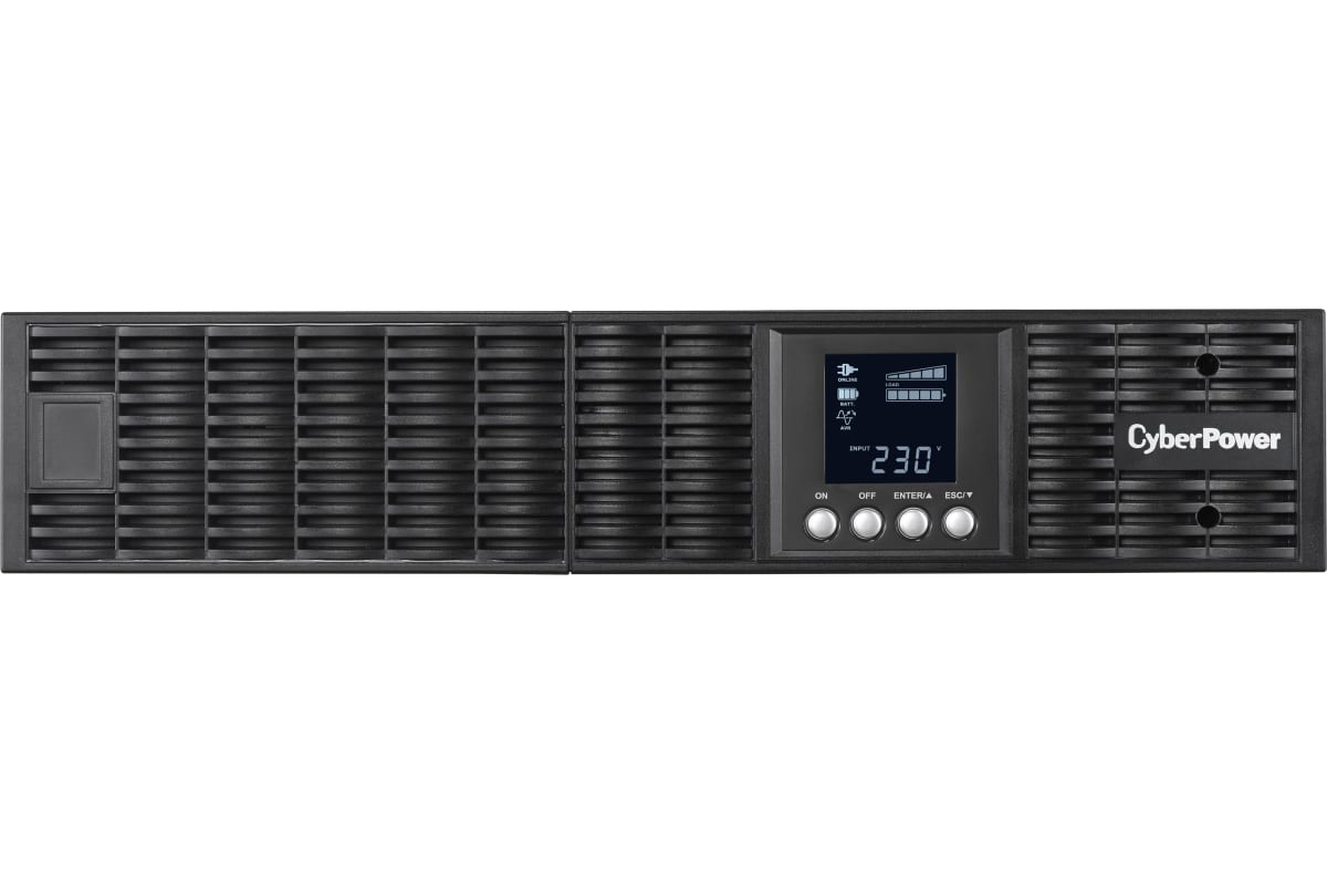 Источник бесперебойного питания Cyberpower Online 2000VA/1800W USB/RS-232/EPO/SNMPslot/RJ11/45/ВБМ 8 IEC С13 OLS2000ERT2U
