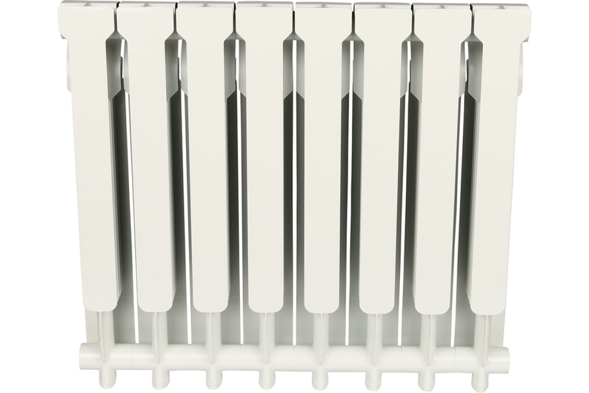 Алюминиевый радиатор Rommer Profi 500 AL500-80-80-100 8 секций RAL9016 82484