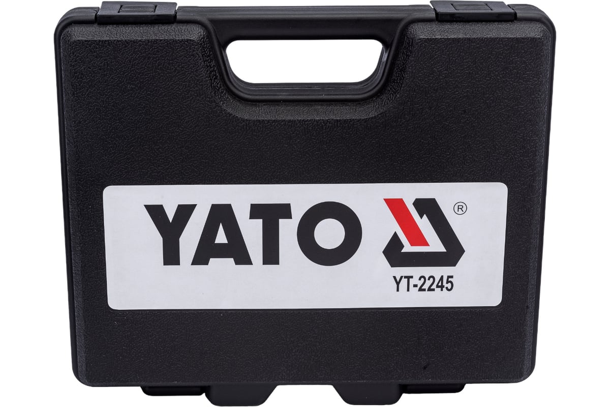 Пассатижи для обжима и зачистки проводов в наборе Yato 6 предметов (пластиковый кейс) YT-2245