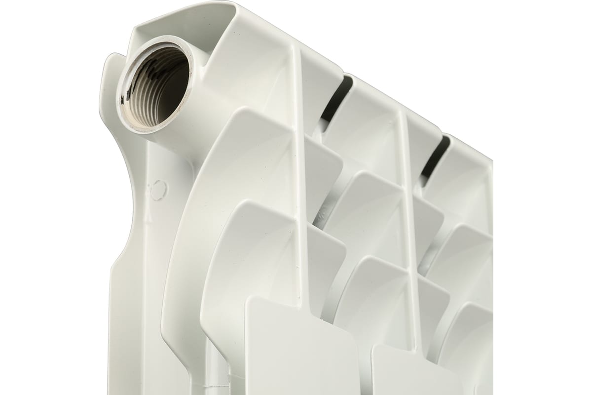 Биметаллический радиатор Rommer Optima BM 500 4 секции RAL9016 89570