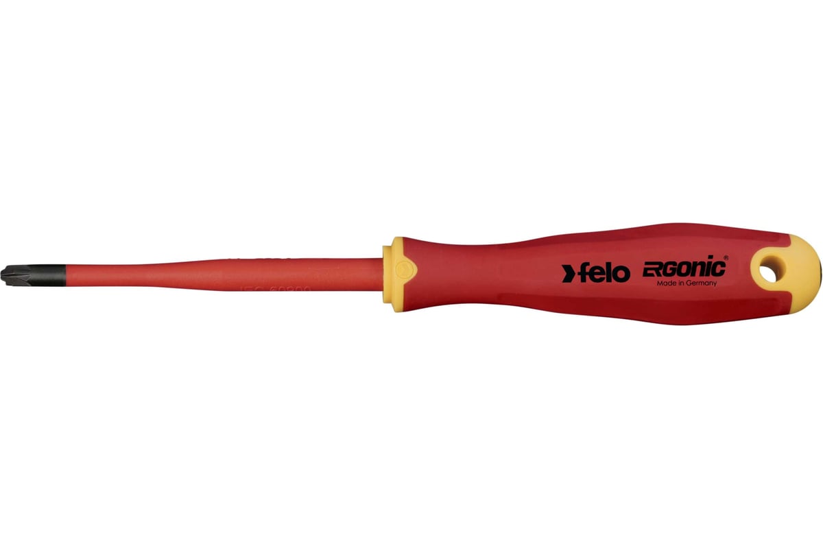 Диэлектрическая крестовая отвертка Felo Ergonic +/- E-SLIM Z 2X100 41729390