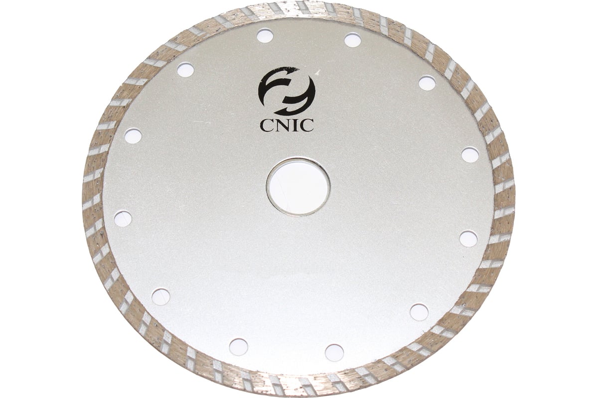 Диск отрезной алмазный 230x2.6x7х22.23 мм для сухой резки Турбо CT2301 CNIC 24625