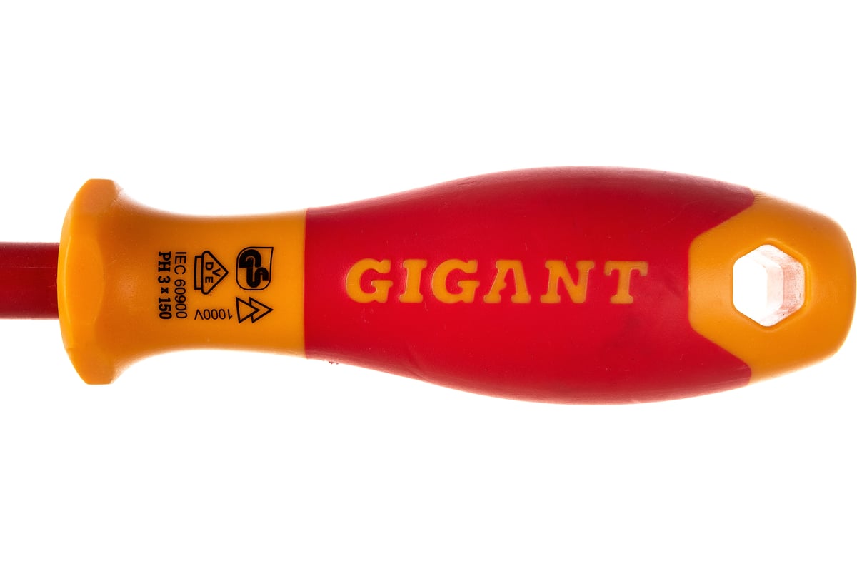 Диэлектрическая отвертка Gigant PH3x150 мм GDS PH3150