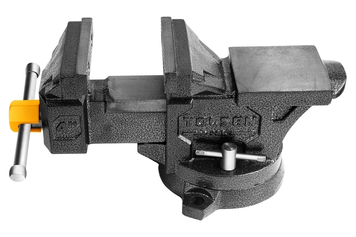Слесарные тиски TOLSEN 100 мм TT10804