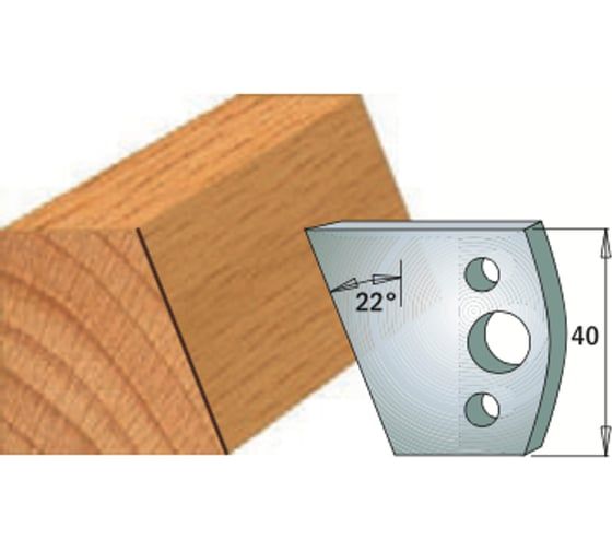 Комплект из 2-х ножей SP (40x4 мм) CMT 690.001