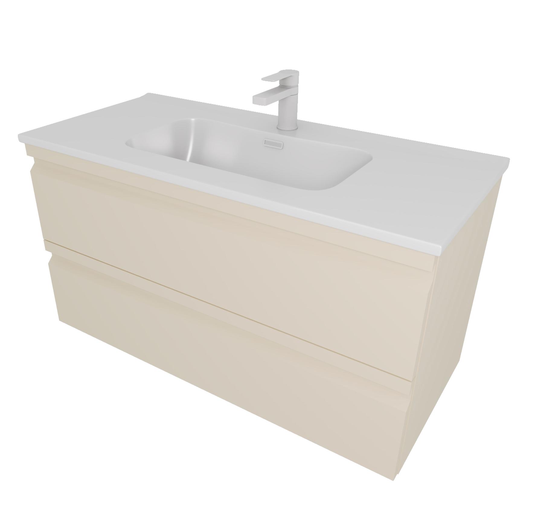 Тумба с раковиной Aquatek Вега 100 см AQ77100