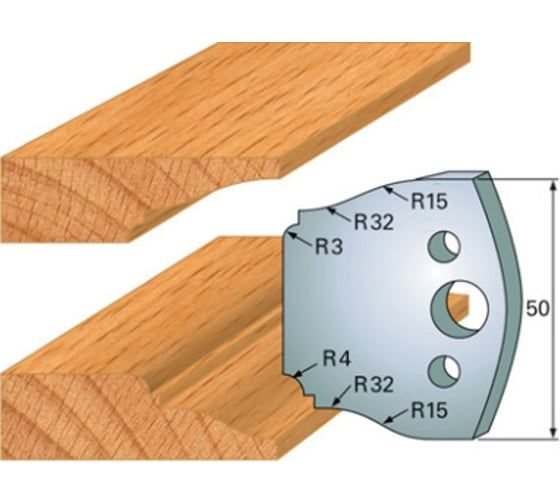 Комплект из 2-х ножей 50x4 SP CMT 690.568