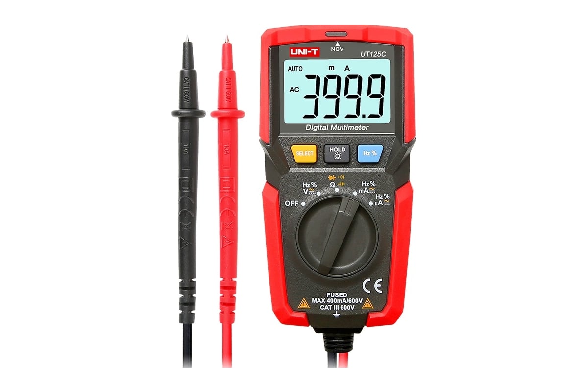 Цифровой карманный мультиметр UNI-T UT125C 00-00002632