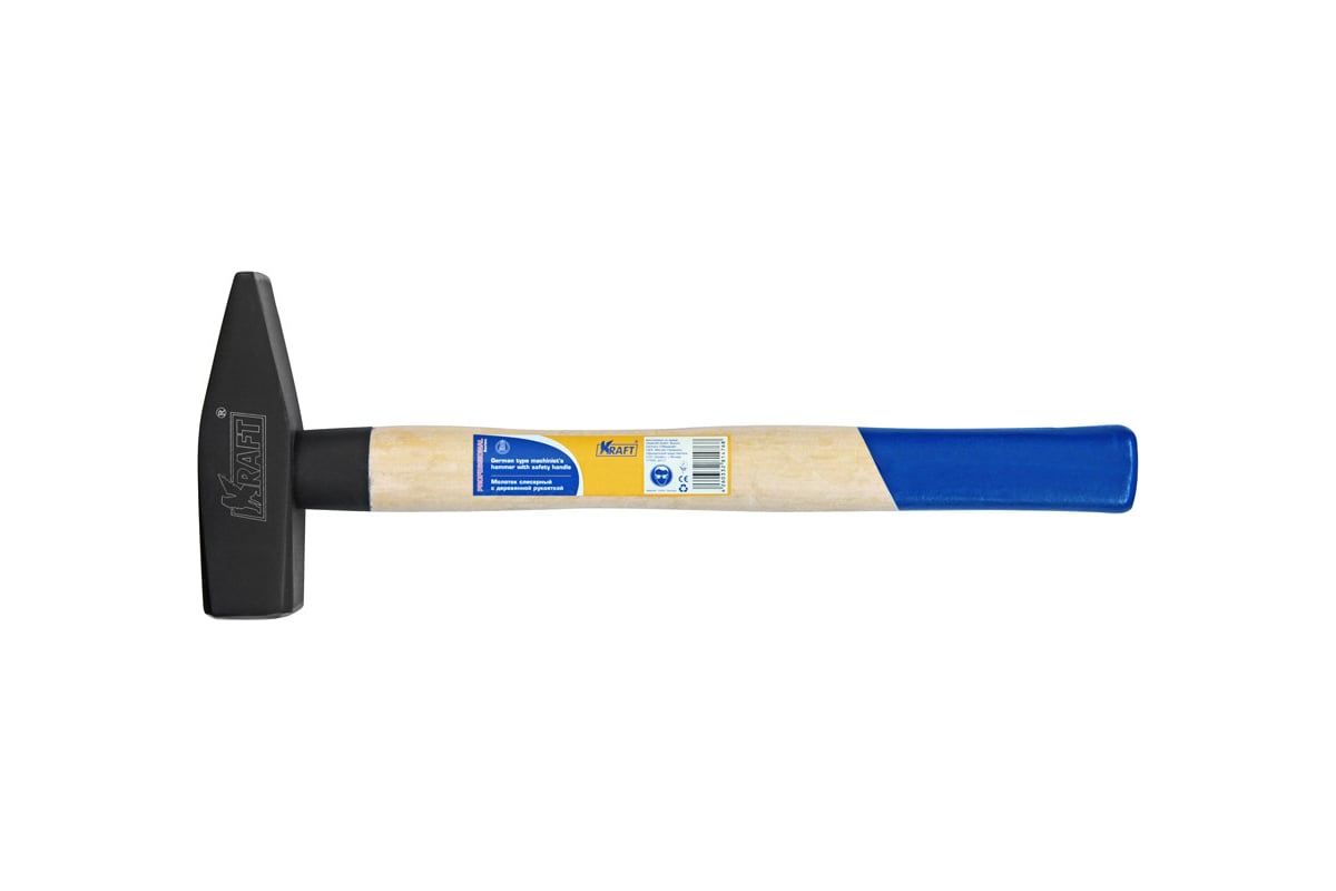 Слесарный молоток с деревянной рукояткой 1000 г Kraft KT 700707