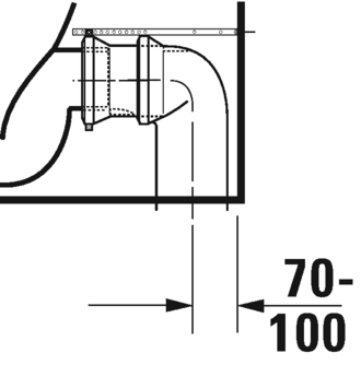 Чаша для унитаза Duravit D-Neo 200209 безободковая