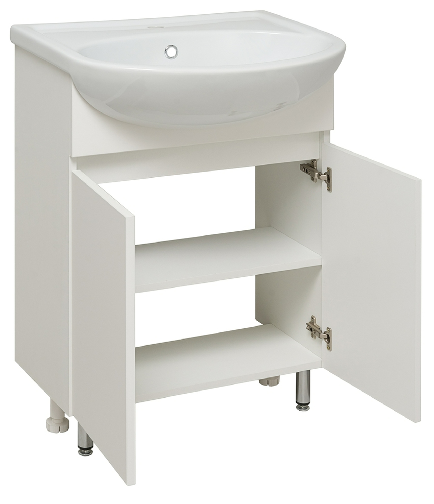 Мебель для ванной Руно Лада 60 см белый