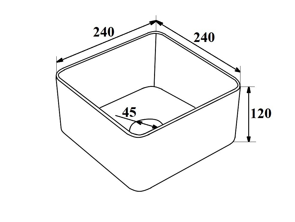 Тумба со столешницей Руно Бари 50 см