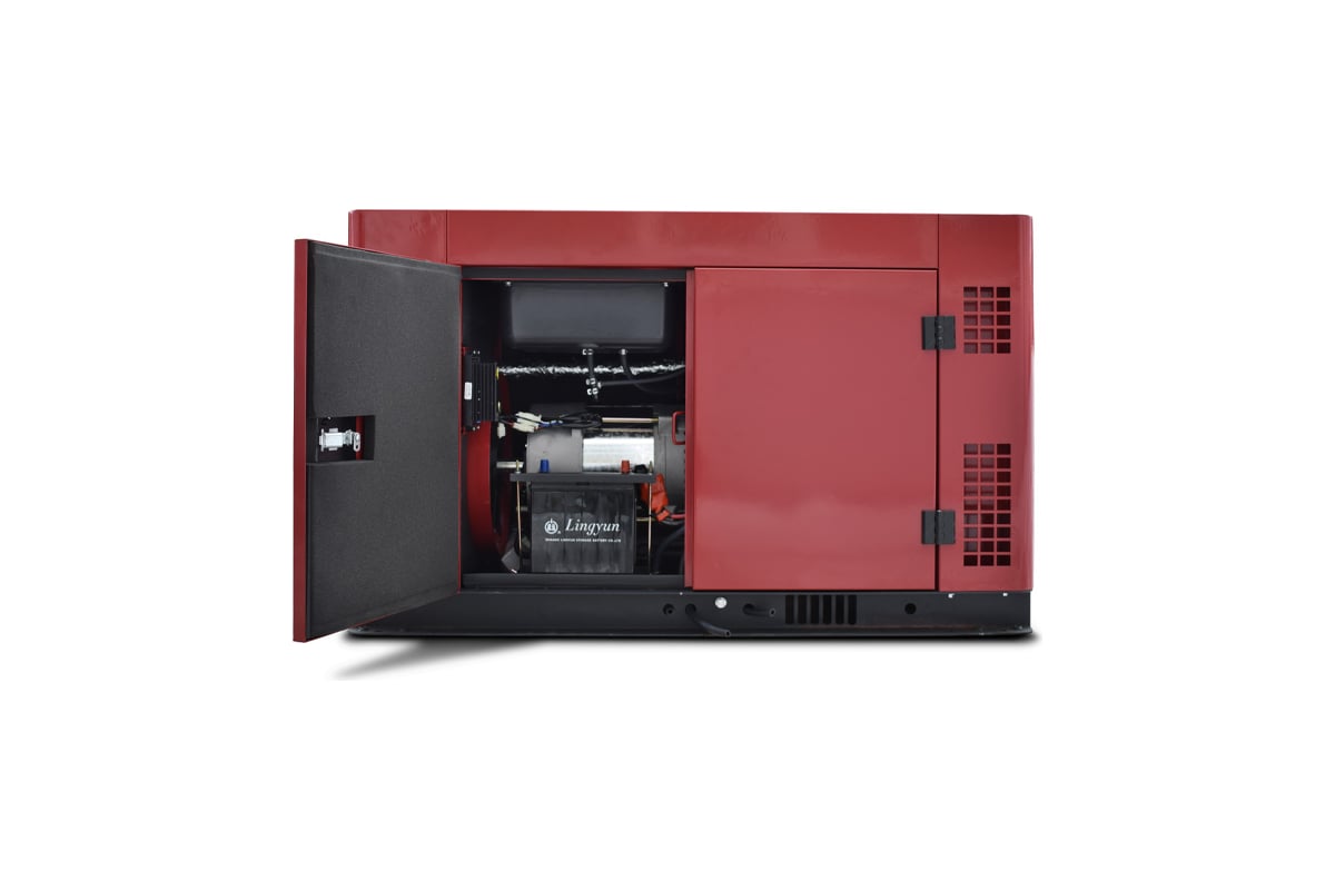 Дизельный электроагрегат REDVOLT 292fe, 12,0 квт, эл. старт, кожух, подготовка под ats EPD12000EAS