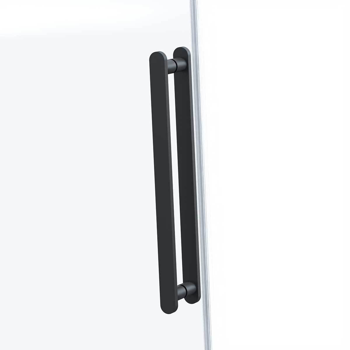 Душевая дверь Vincea Сomo Soft VDS-1CS130CLB 130x195 черный, прозрачная