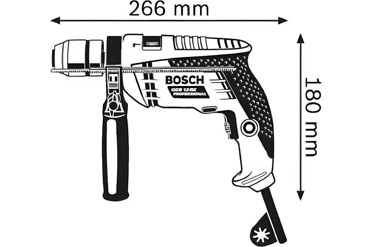 Ударная дрель Bosch GSB 13 RE 0.601.217.102