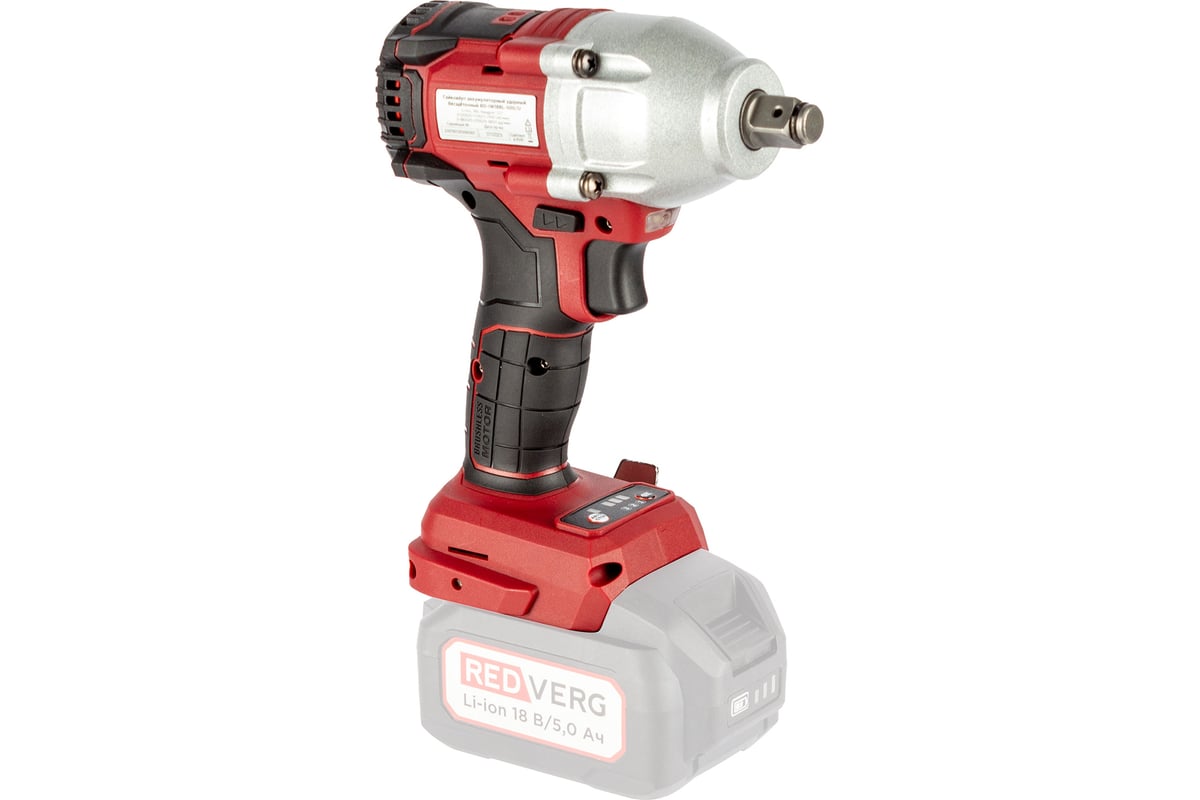 Гайковерт аккумуляторный ударный бесщеточный Redverg RD-IW18BL-500/U (без акк, без з/у) 6682904