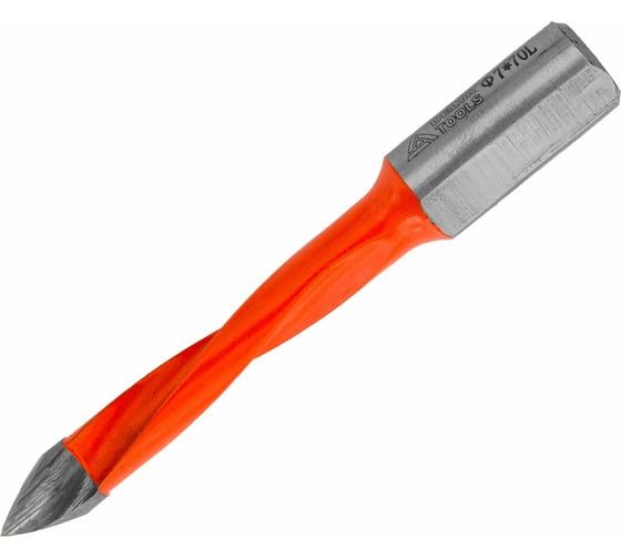 Сверло сквозное 7х10х70 мм, L Deltatools 06-0079