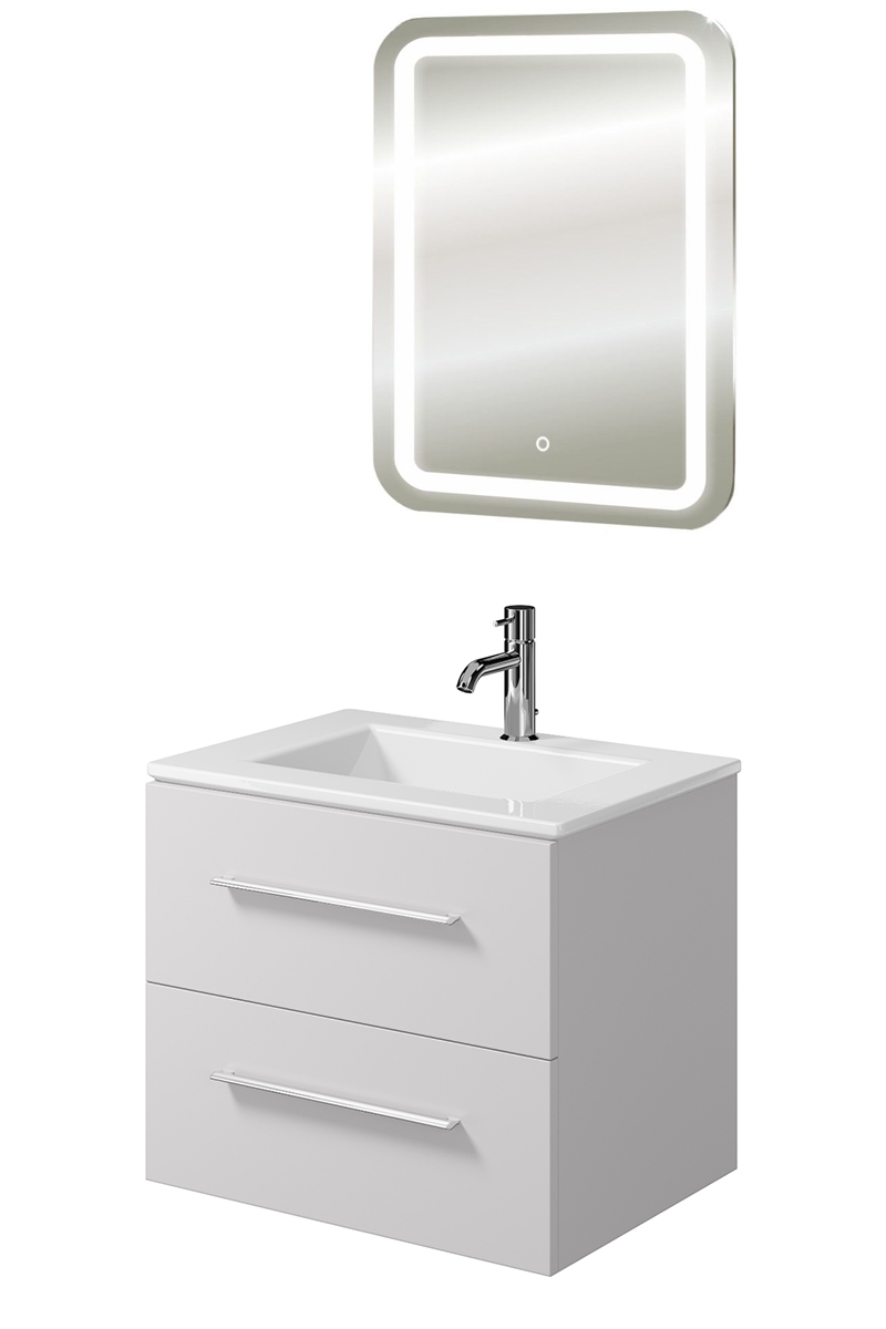 Мебель для ванной Creto Ares 60 см белый