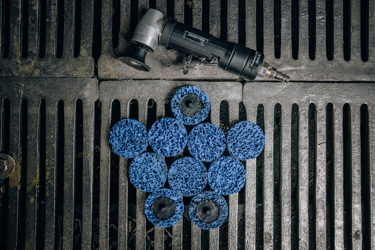 Диск быстросменный на винтовом креплении CD QD-R, D=50 мм, Blue Abraforce AFQDCDR5000BLU
