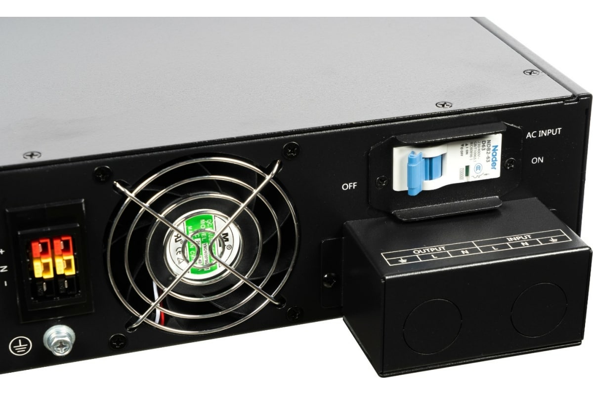 Источник бесперебойного питания Skat UPS 10 000 RACK 220В 9,0кВт 16 АКБ внешние On-Line синусоида ток заряда 10А 494