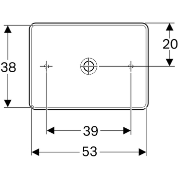 Раковина Geberit VariForm 55 см 500.779.01.2