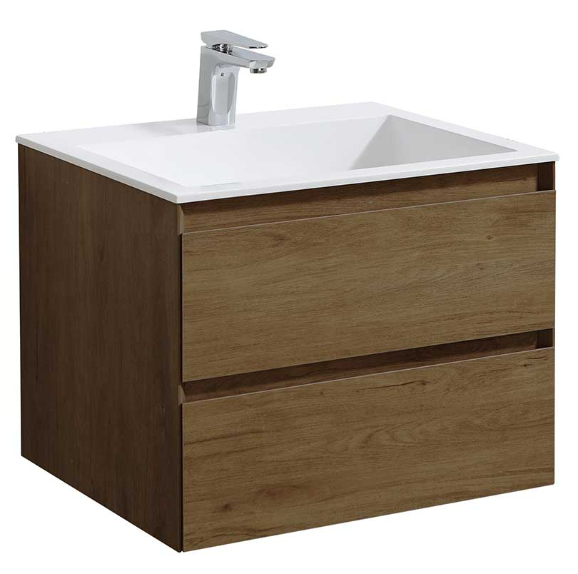 Тумба с раковиной Vincea Luka new 60 см T.Oak