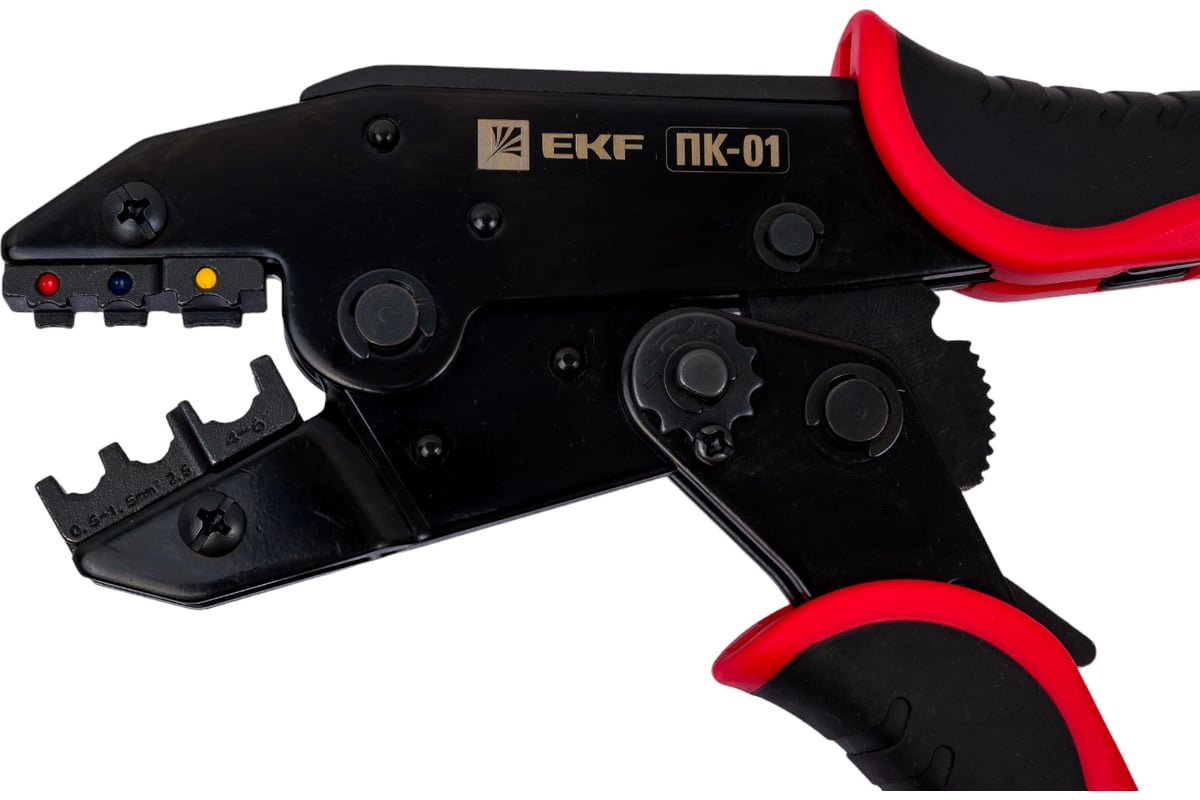 Пресс-клещи EKF ПК-01 Expert 0.5-6.0 мм2 НКИ НВИ pk-01-exp