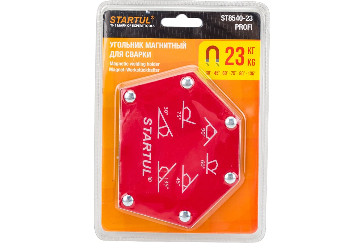 Угольник магнитный для сварки 23 кг STARTUL ST8540-23