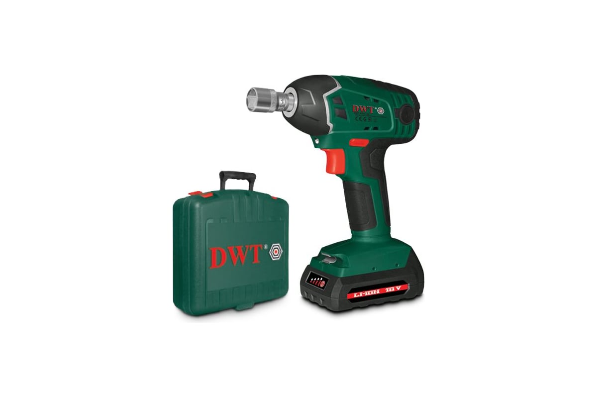 Аккумуляторный гайковерт DWT ABW-18 Sli BMC 86078