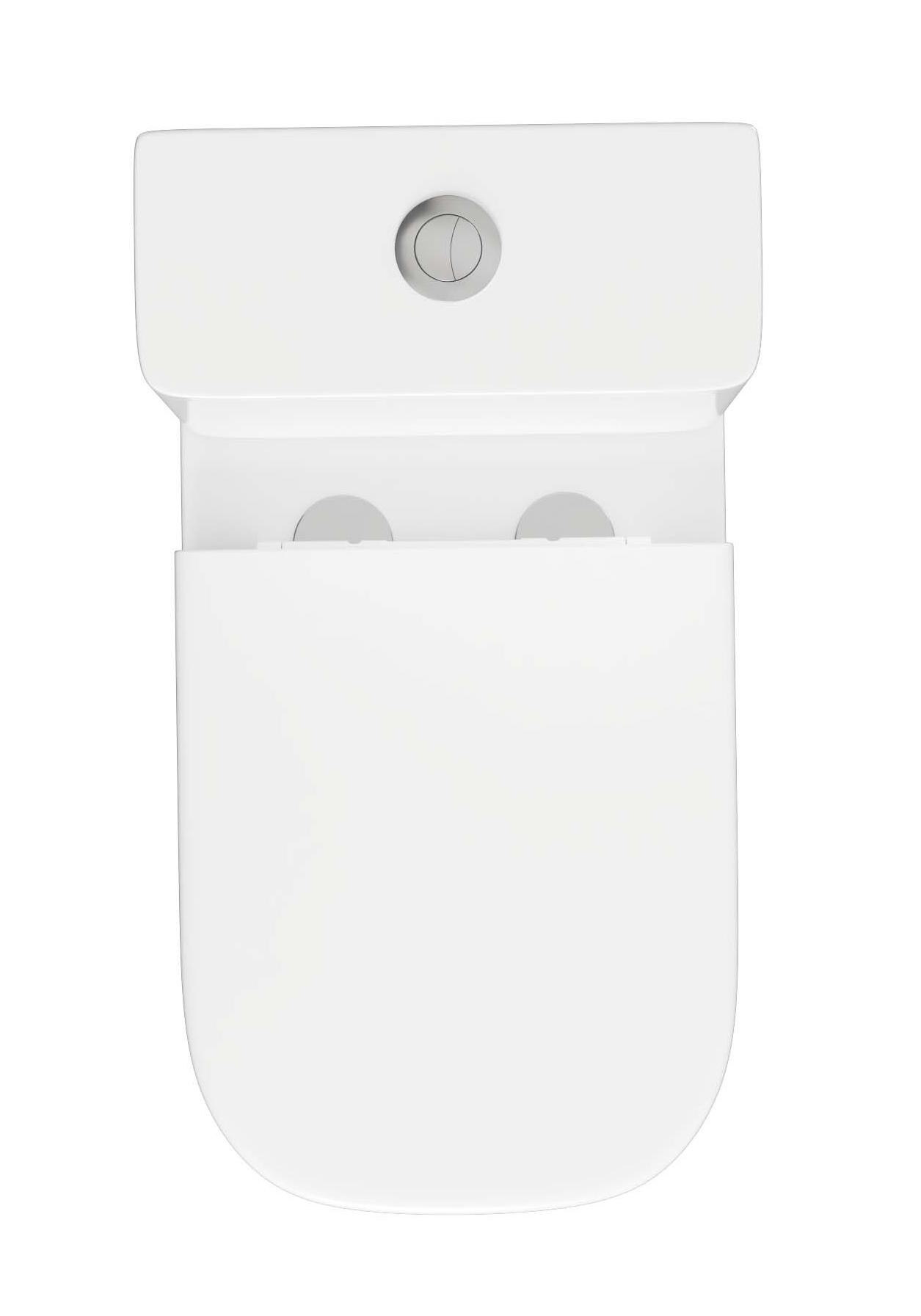 Унитаз-компакт Aquatek Optima Square AQ4411-00 безободковый, с микролифтом