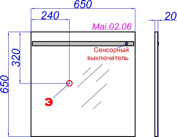 Мебель для ванной Aqwella 5 stars Miami 60 см дуб сонома