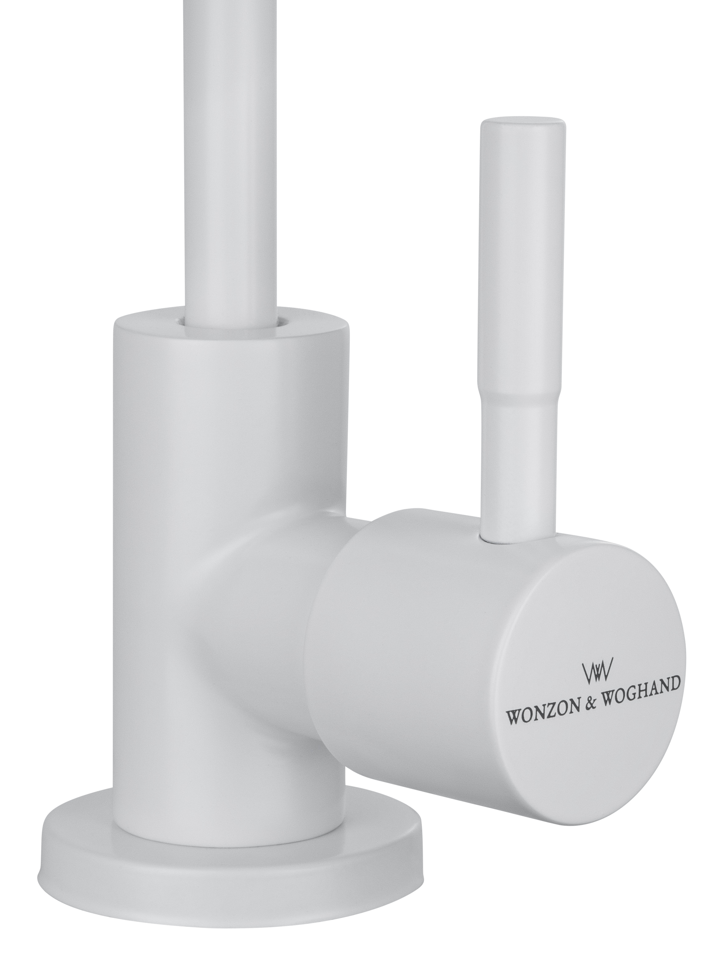 Смеситель для кухни Wonzon&Woghand WW-AE4587-MW для фильтр.воды, белый матовый