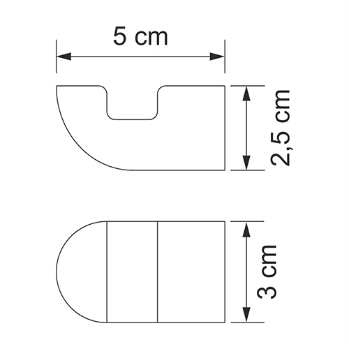 Крючок WasserKRAFT Kammel K-8323WHITE