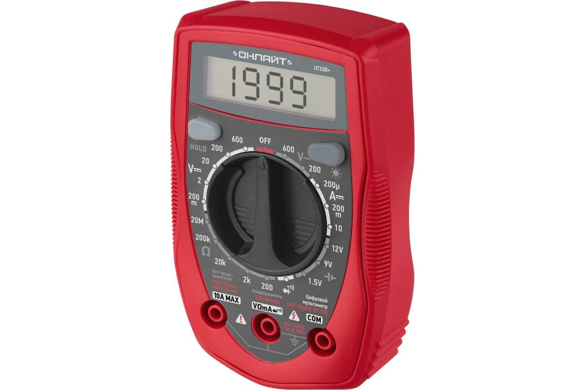 Мультиметр ОНЛАЙТ omt-mm03-ut33b, 90 229 ut33b+ 90229