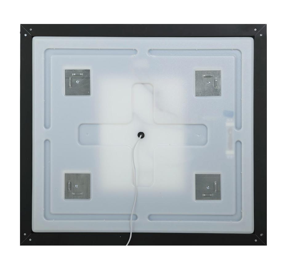Зеркало BelBagno SPC-KRAFT-800-800-SENS-NERO 80x80 см сенсорный выключатель, черный