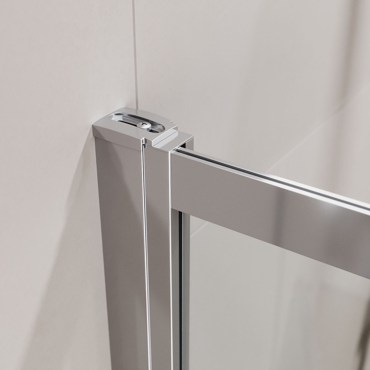 Шторка для ванны Cezares SLIDER-FIX-VF-11-100/150-C-Cr 100x150 прозрачная, хром