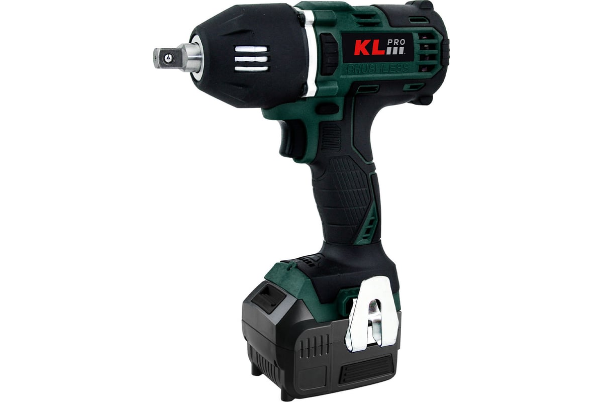 Профессиональный бесщеточный гайковерт аккумуляторный KLPRO KLSS18BH-80 18 v / 8.0 ah li-ion 13995