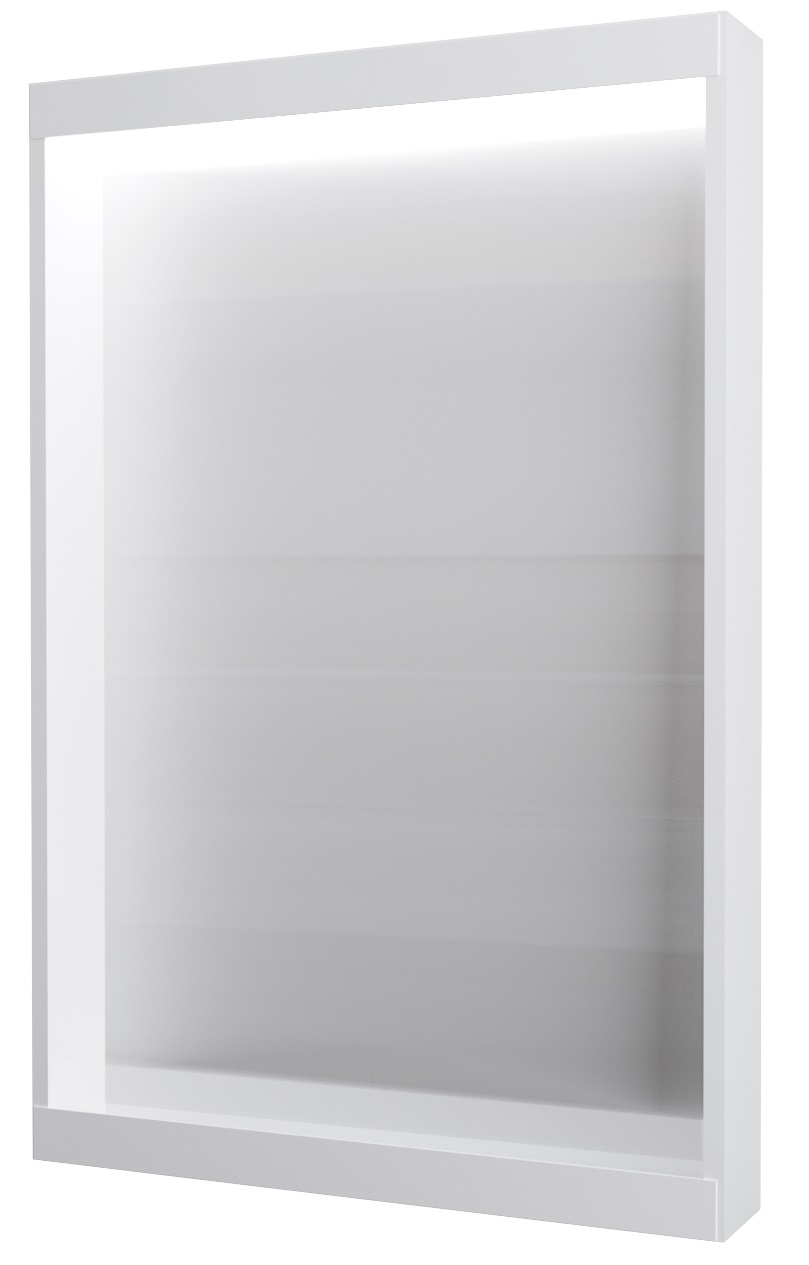 Зеркало 1MarKa Aris 60 см белый глянец